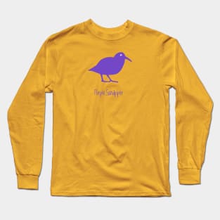 Purple Sandpiper Long Sleeve T-Shirt